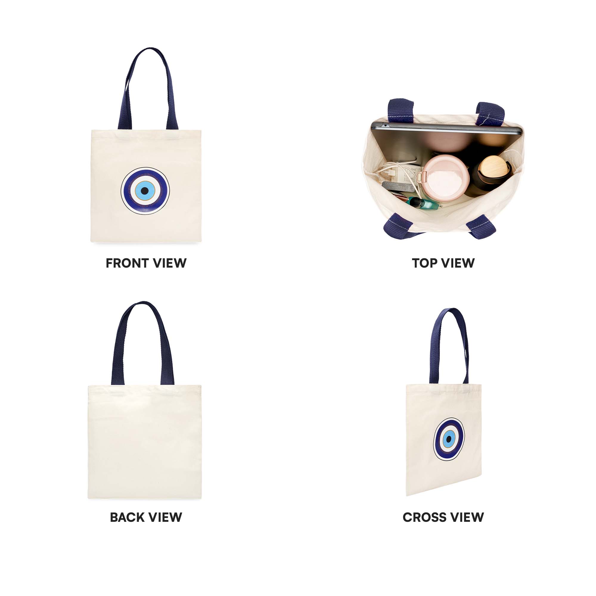 Evil Eye Everyday Tote Bag