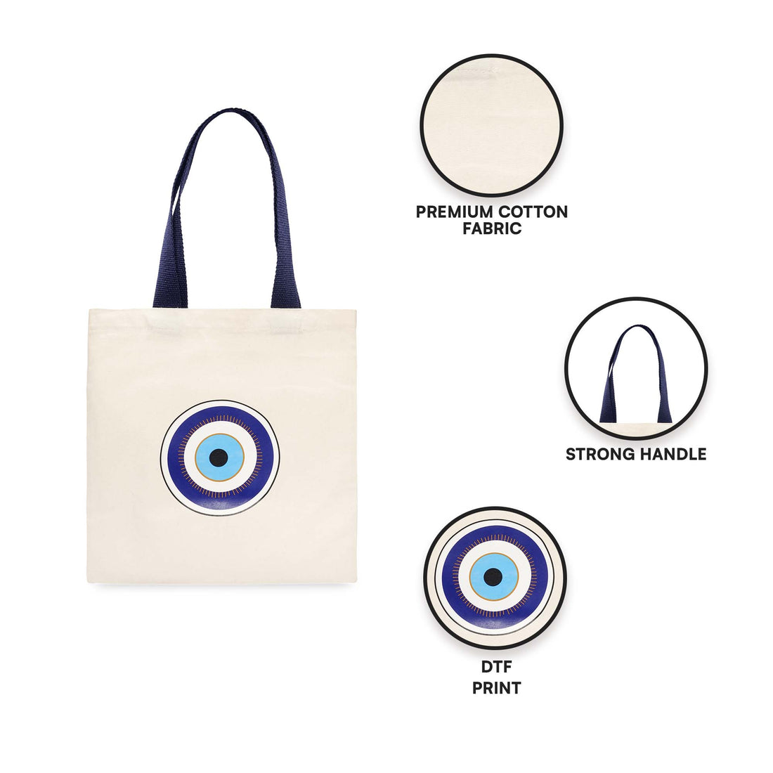 Evil Eye Everyday Tote Bag