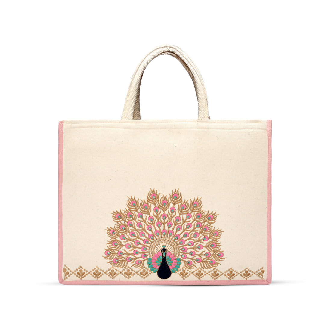 Peacock Hamper Bag