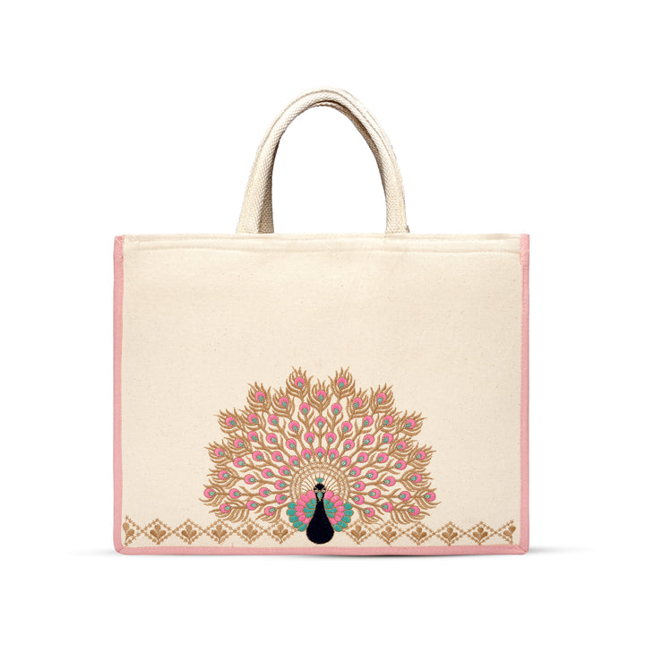 Peacock Hamper Bag