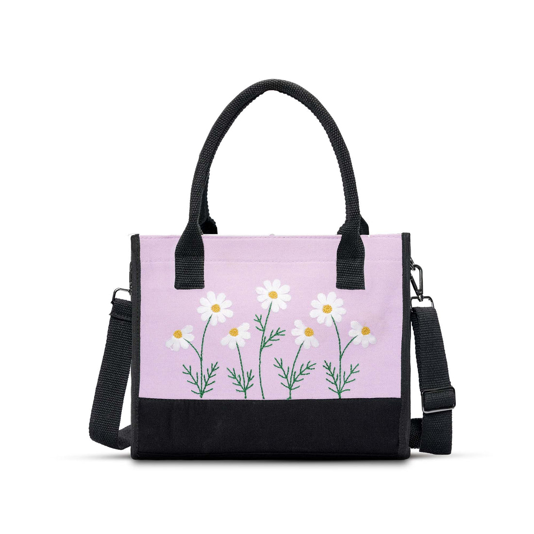 Purple Floral Tote Bag