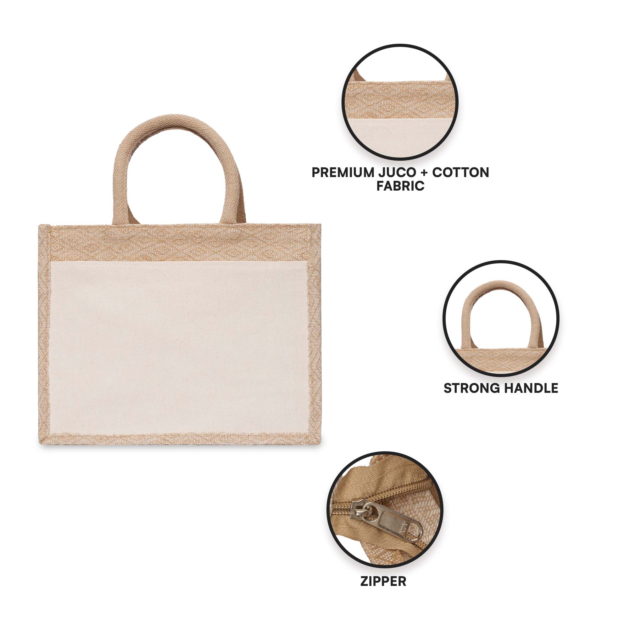 Jute Bag With Pocket