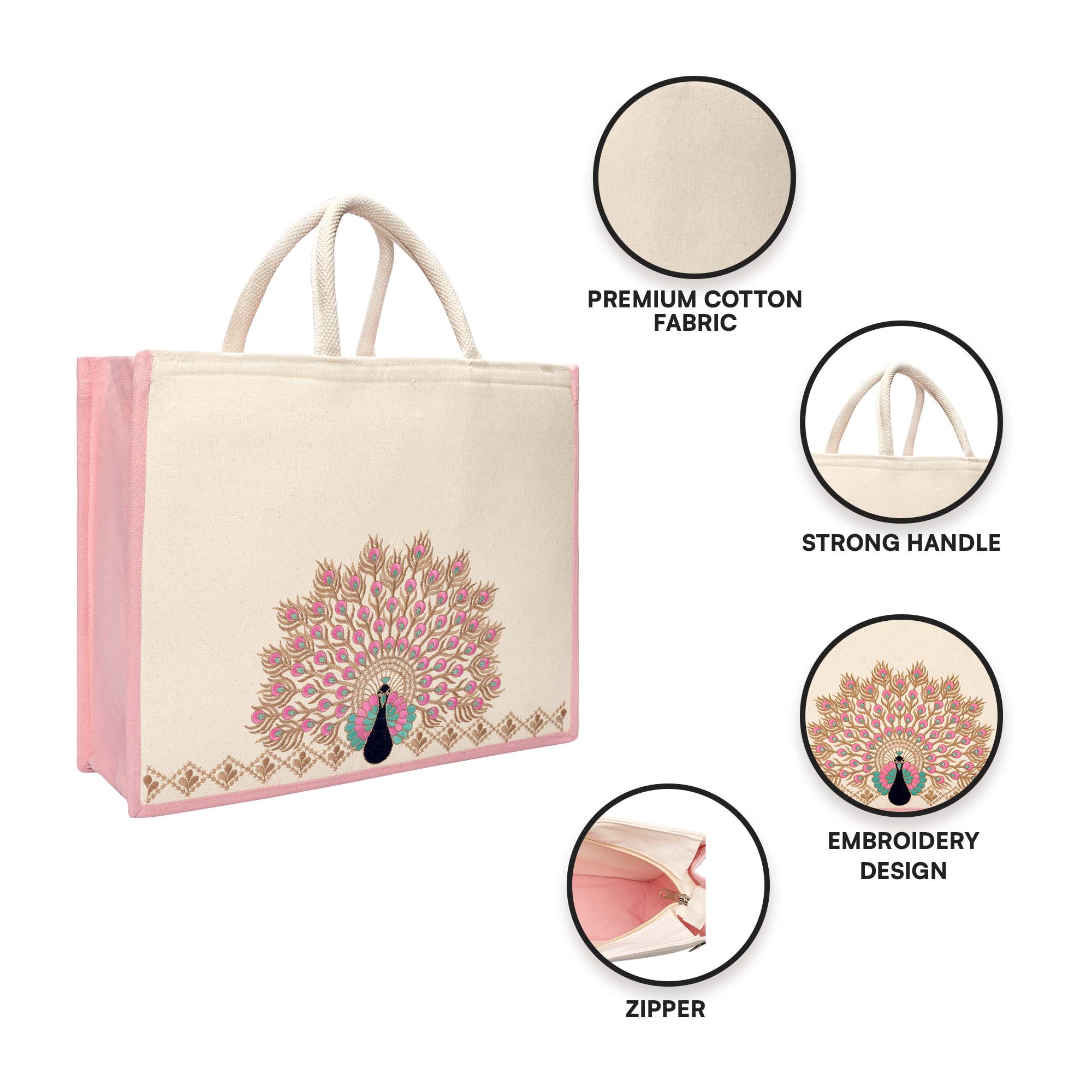 Peacock Hamper Bag