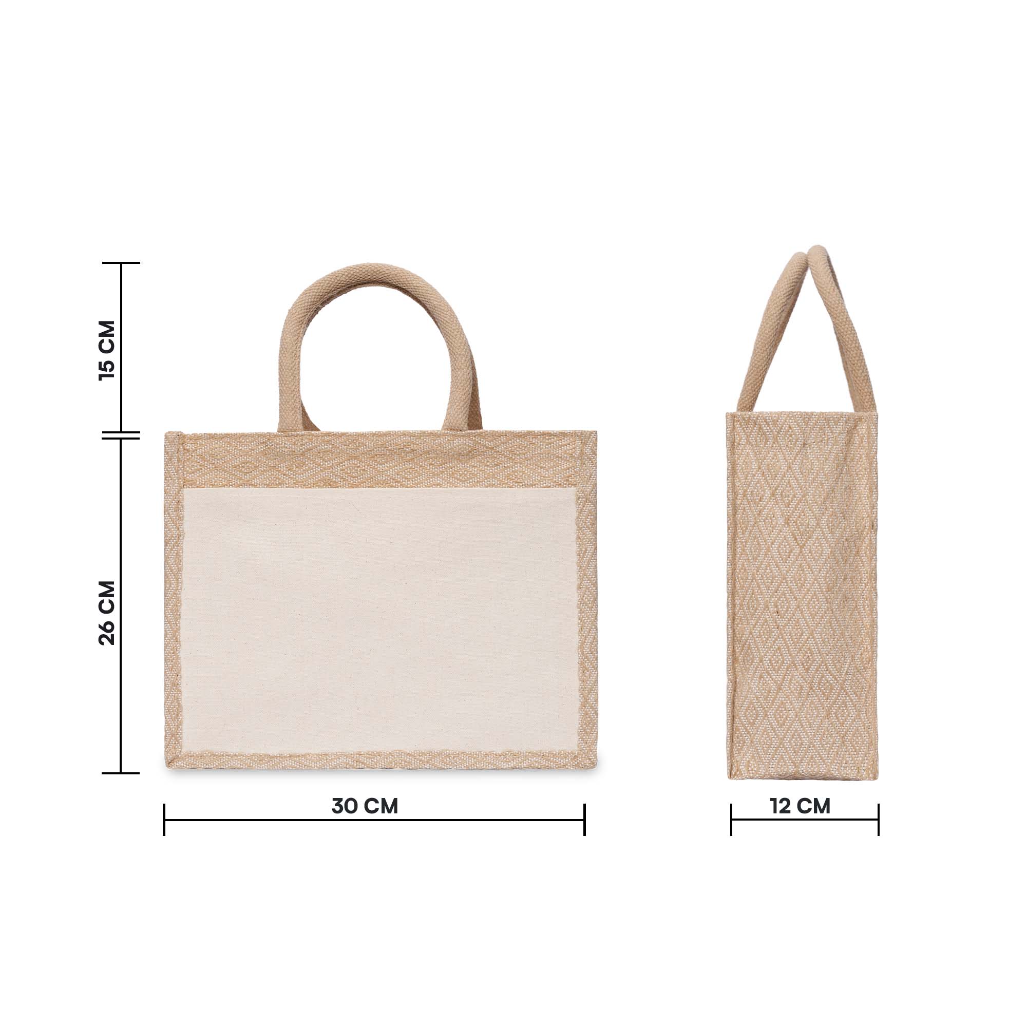 Jute Bag With Pocket