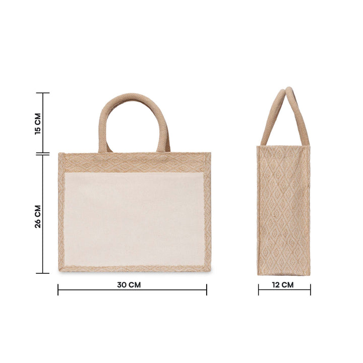 Jute Bag With Pocket