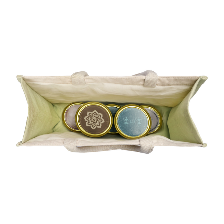 Warli Jute Hamper Bag