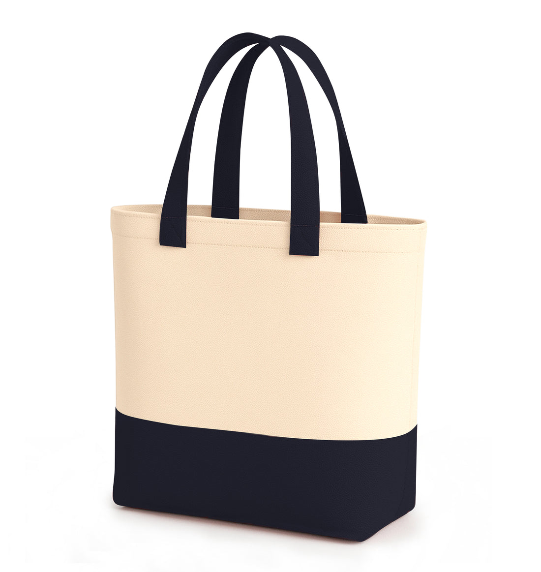 Black & Beige Tote Bag