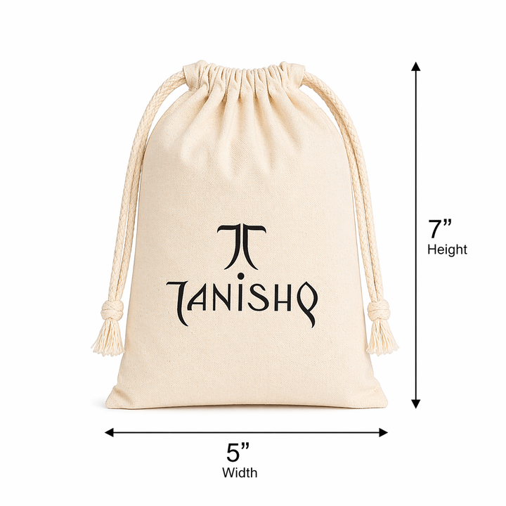 Custom 5x7 Inch Cotton Drawstring Bag | 150GSM