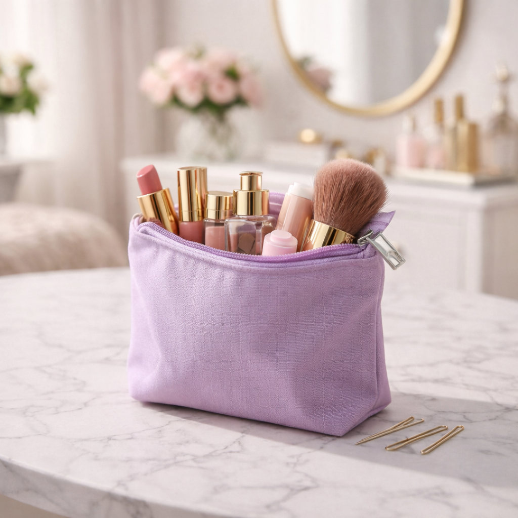 Mini Cotton Zipper Pouch