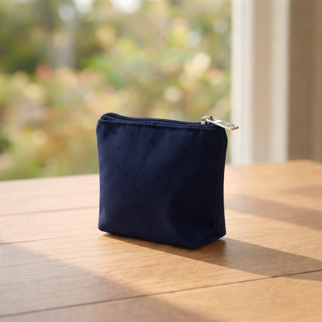 Mini Cotton Zipper Pouch