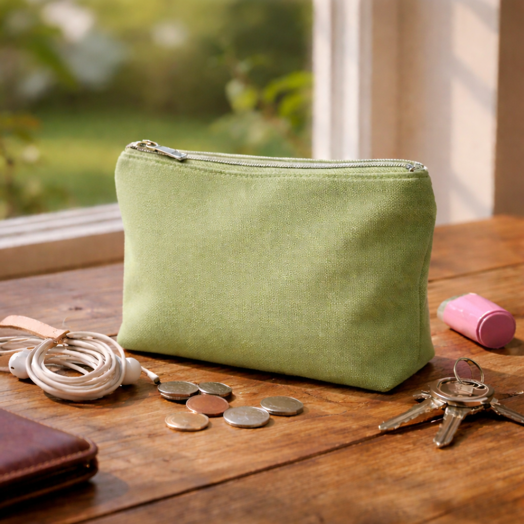 Everyday Cotton Zipper Pouch