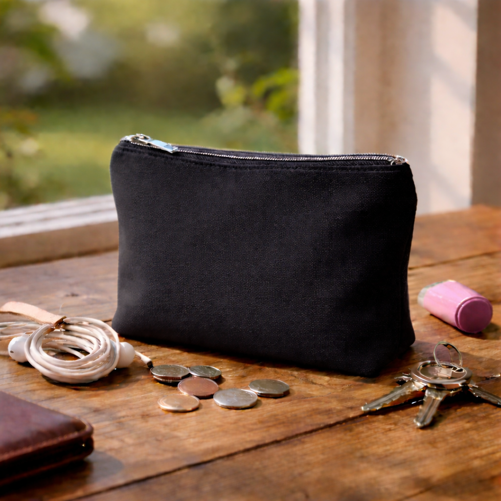 Everyday Cotton Zipper Pouch