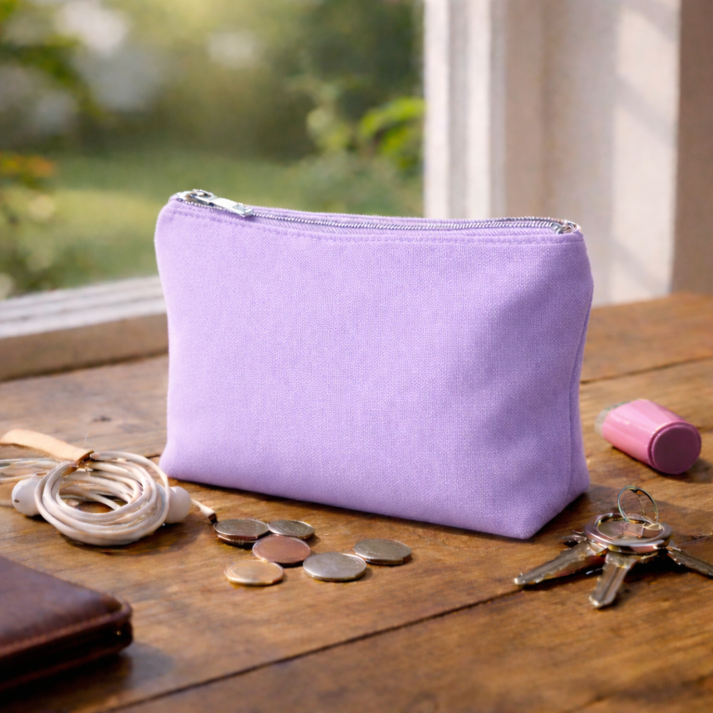 Everyday Cotton Zipper Pouch