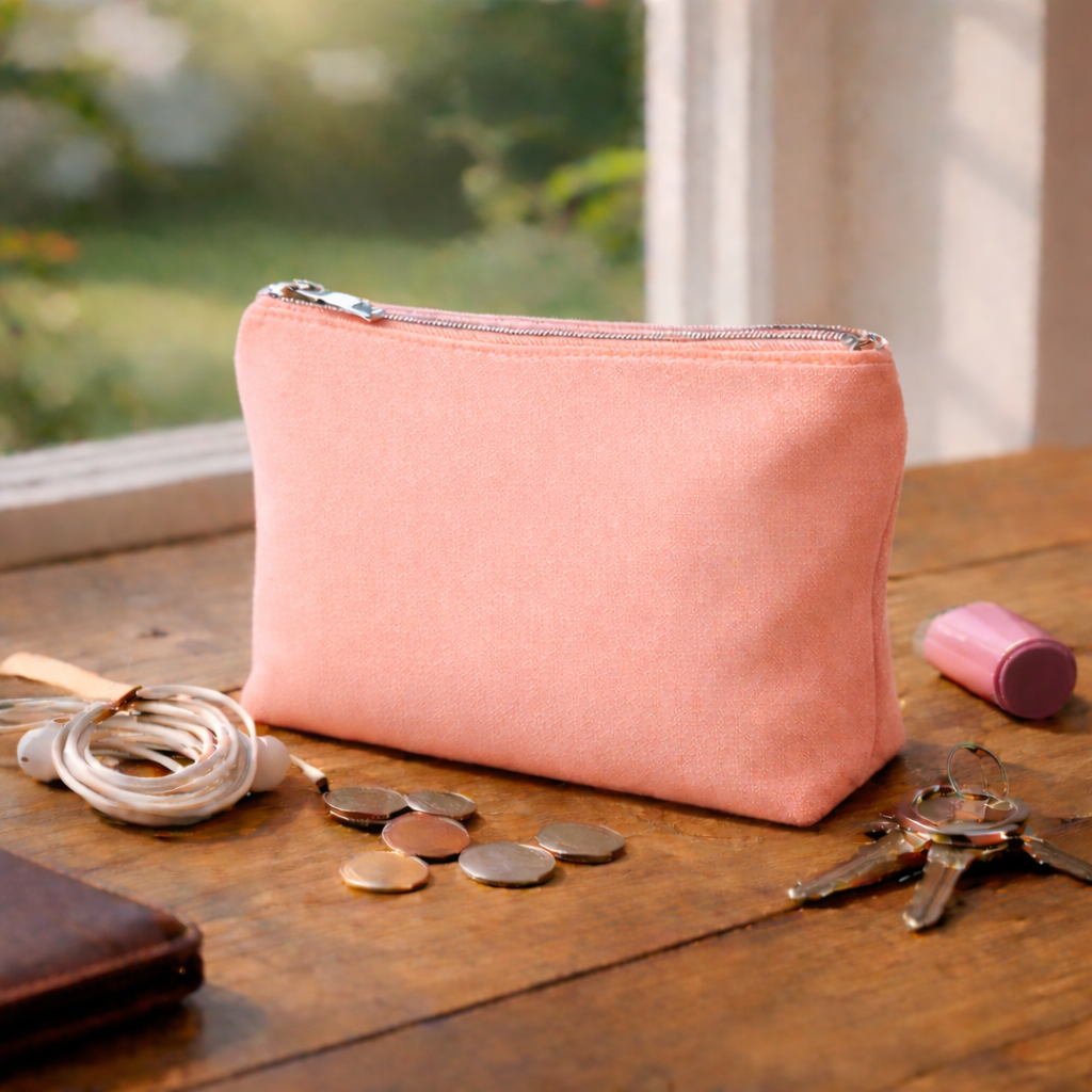 Everyday Cotton Zipper Pouch