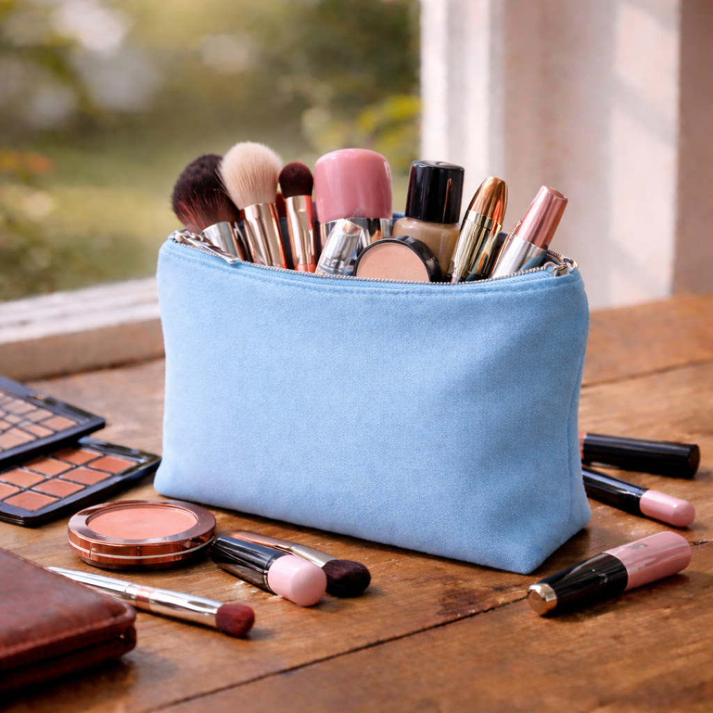 Everyday Cotton Zipper Pouch