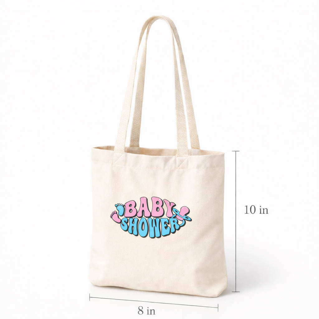 Custom 8x10 Inch Cotton Tote Bag | 150 GSM
