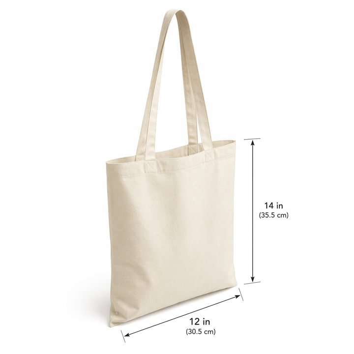 12x14 Inch Cotton Tote Bag | 150 GSM