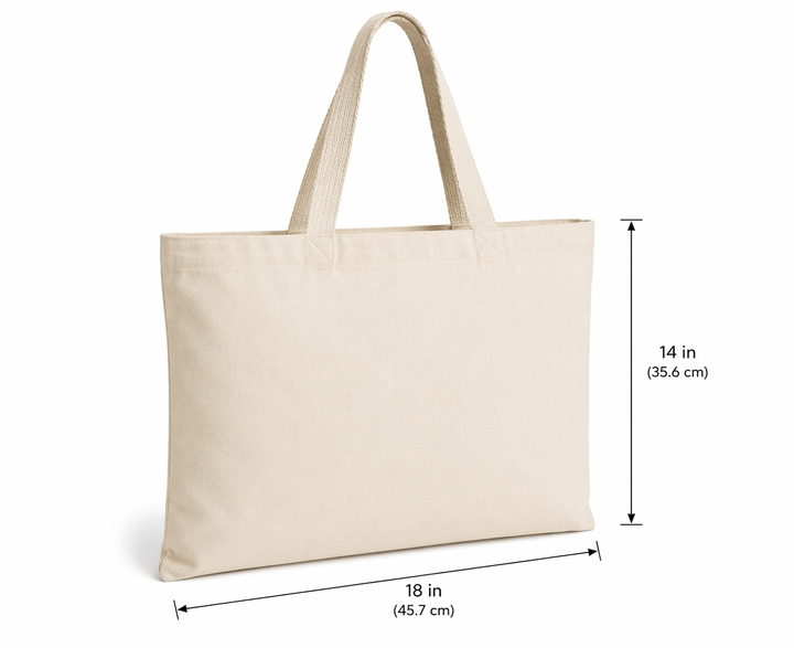 18x14 Inch Cotton Tote Bag | 150 GSM