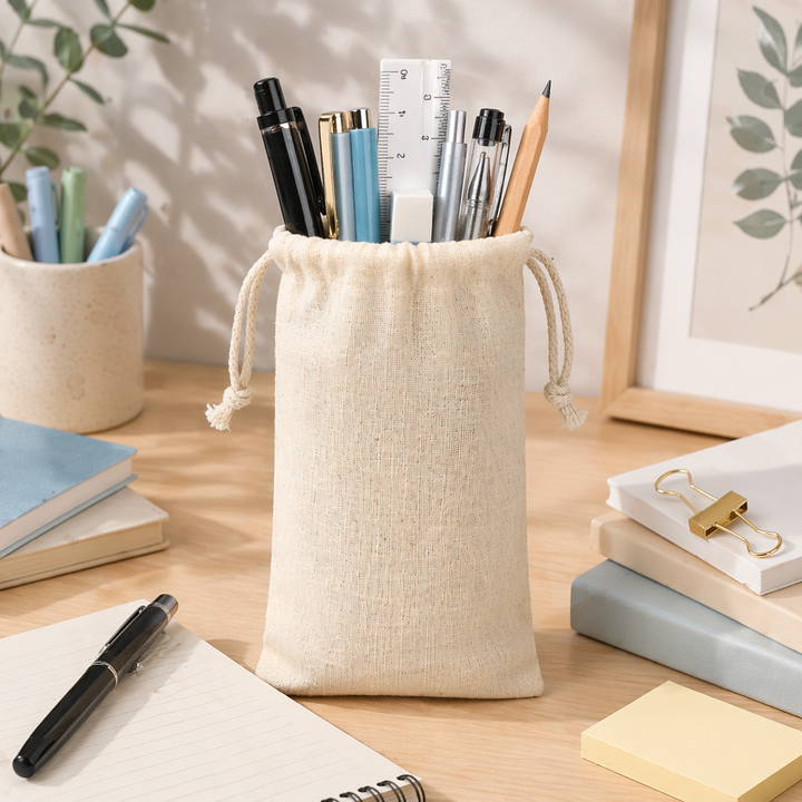 4x8 Inch Cotton Drawstring Bag | 150 GSM