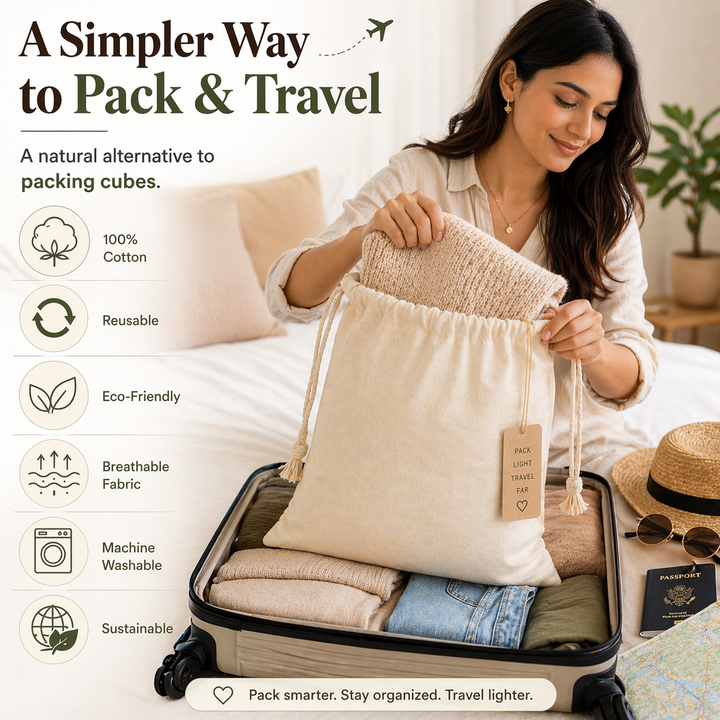 Custom 14x18 Inch Cotton Drawstring Bag | 150 GSM