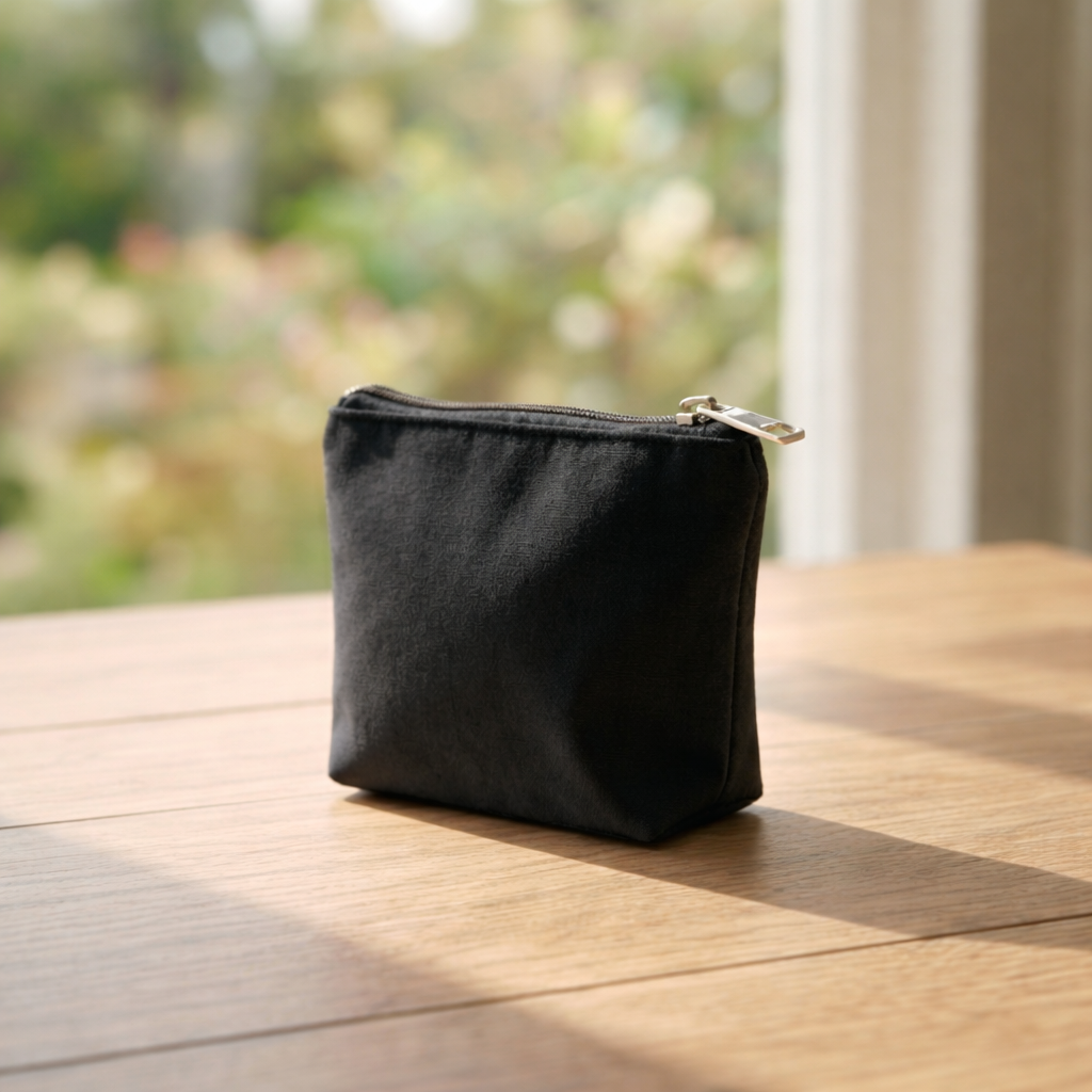 Mini Cotton Zipper Pouch