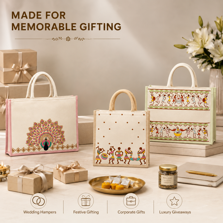 Embroidered Hamper Bag Sample Kit – 3 Designs & Sizes