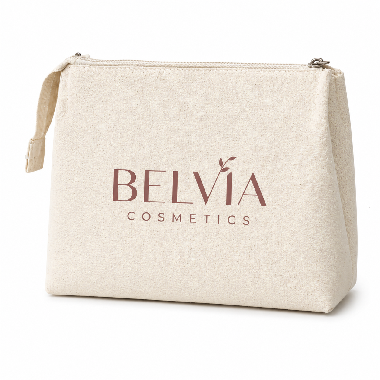 Custom 10×7×4 Canvas Zipper Pouch