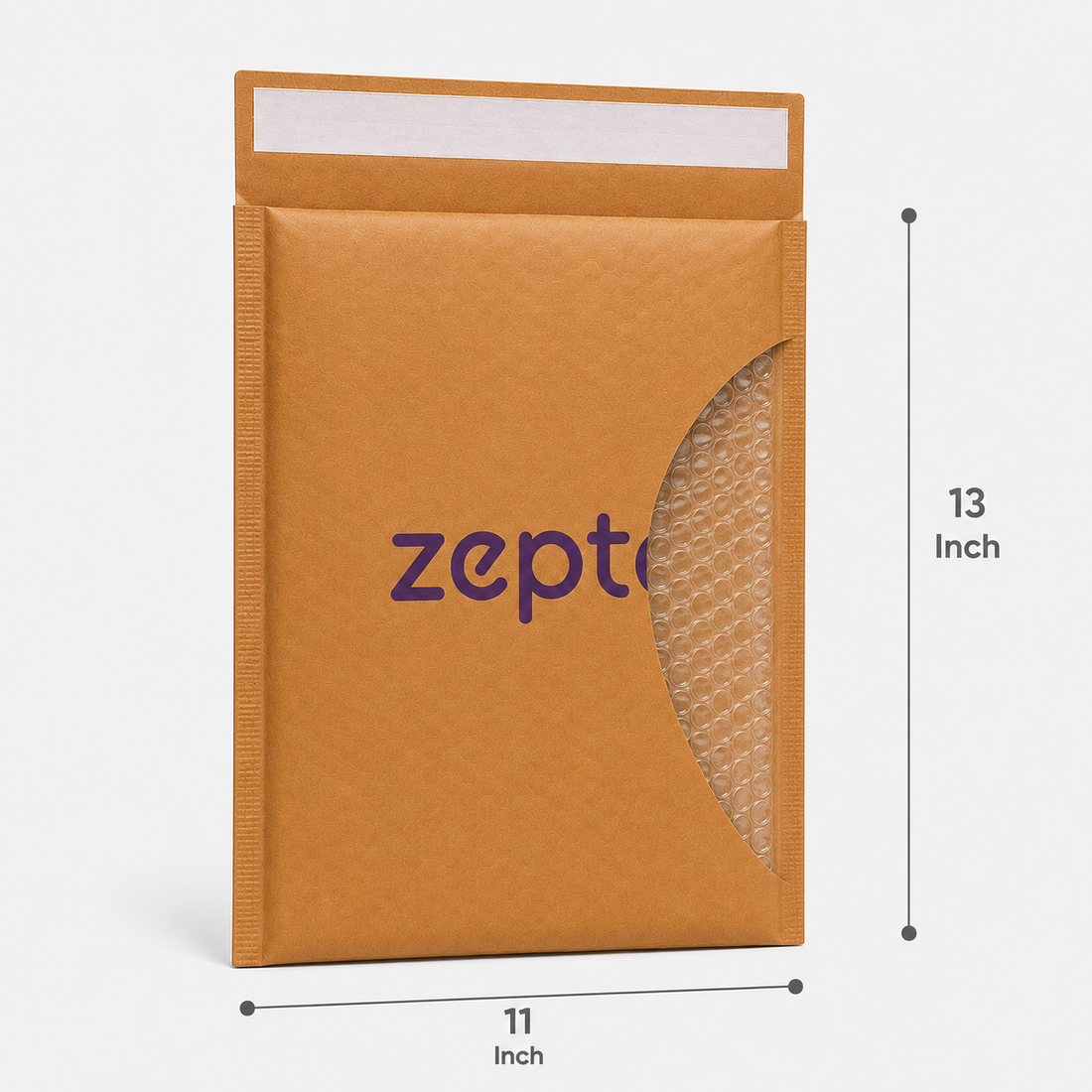 Custom 11×13 Kraft Paper Bubble Mailer Bag | 110 GSM