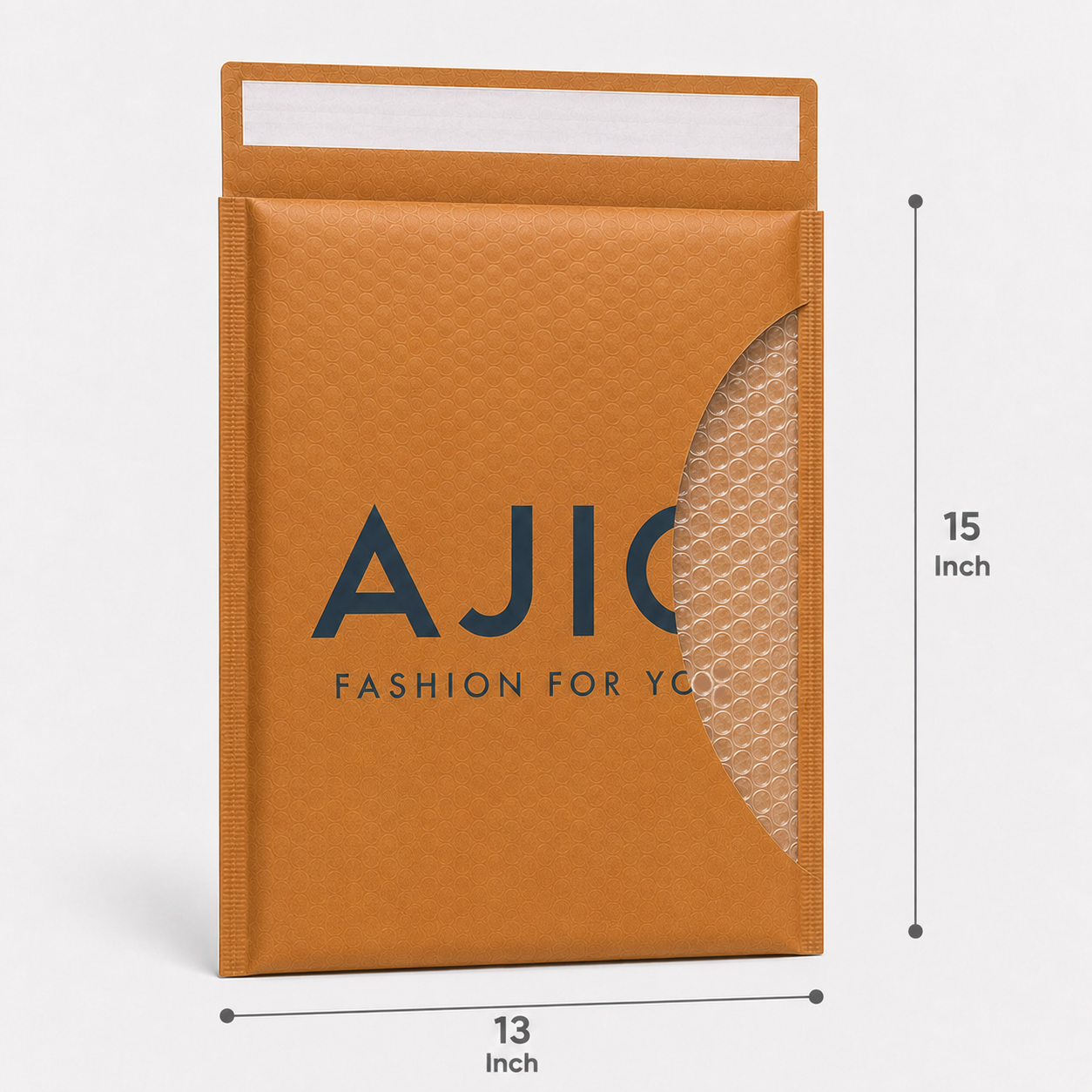 Custom 13×15 Kraft Paper Bubble Mailer Bag | 120 GSM