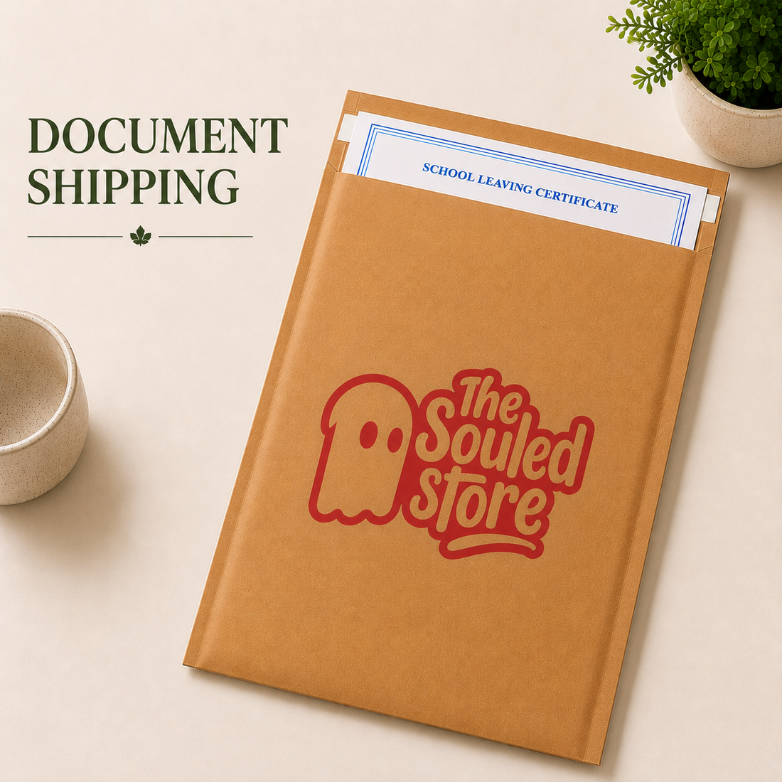 Custom 15x17 Kraft Paper Mailer Bag | 120 GSM