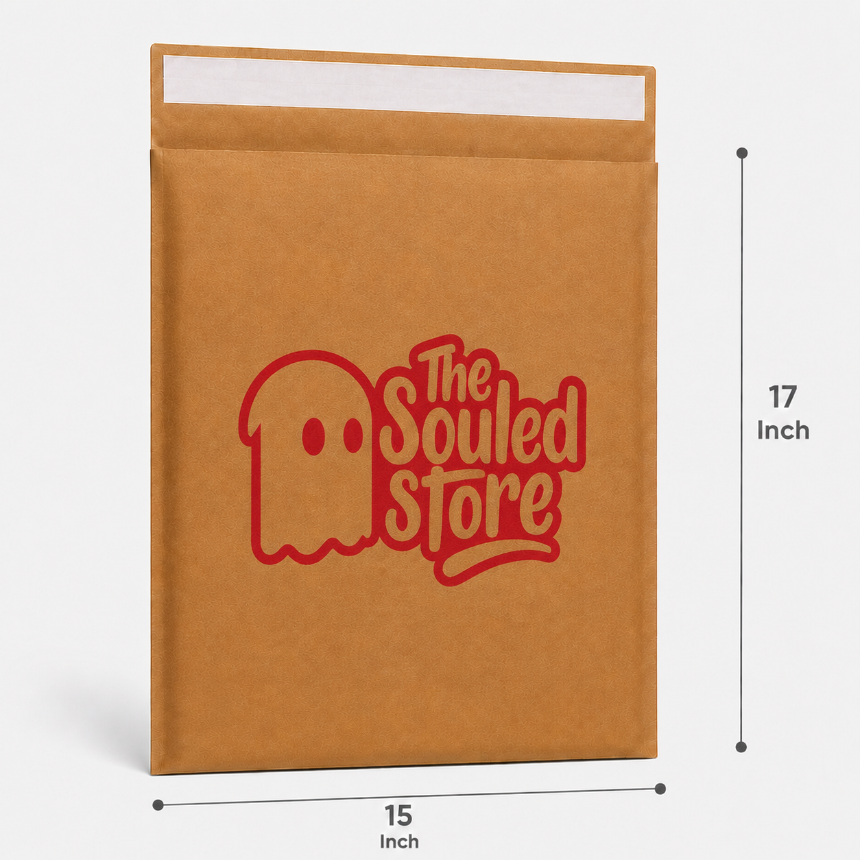 Custom 15x17 Kraft Paper Mailer Bag | 120 GSM