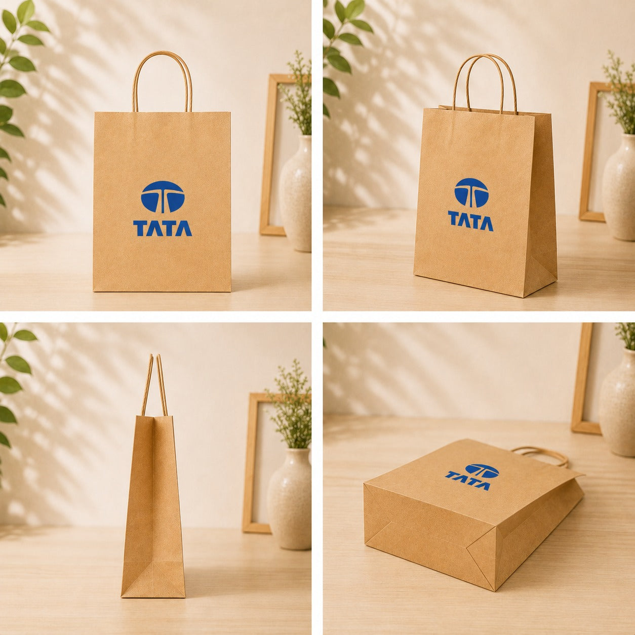Custom 12x16x5 Kraft Paper Bag | 110 GSM