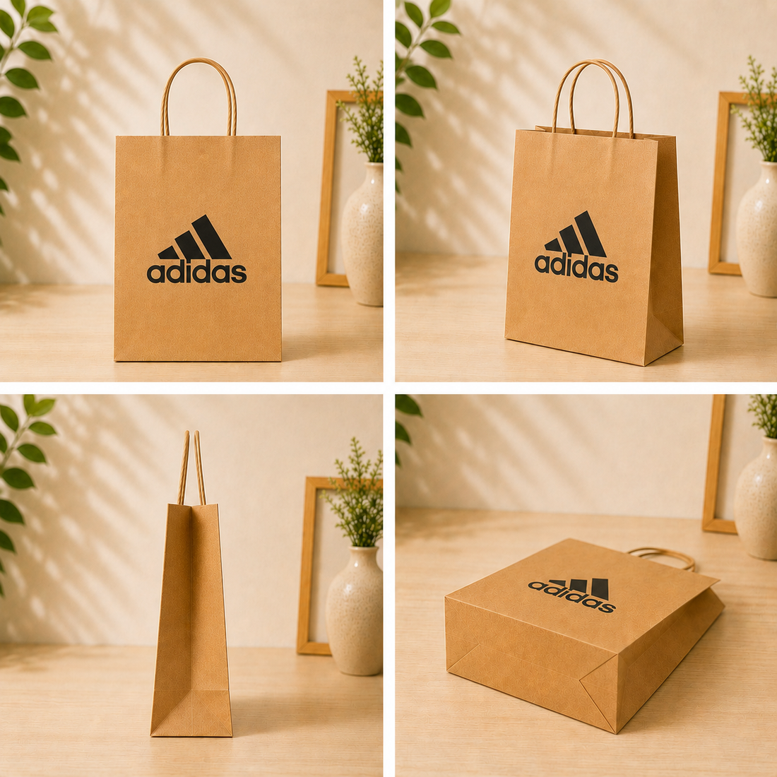 Custom 8x10x4 Kraft Paper Bag | 110 GSM