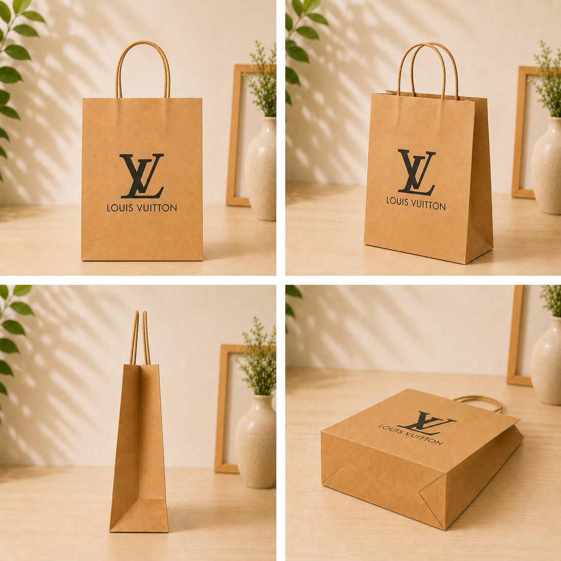 Custom 8x12x5 Kraft Paper Bag | 110 GSM
