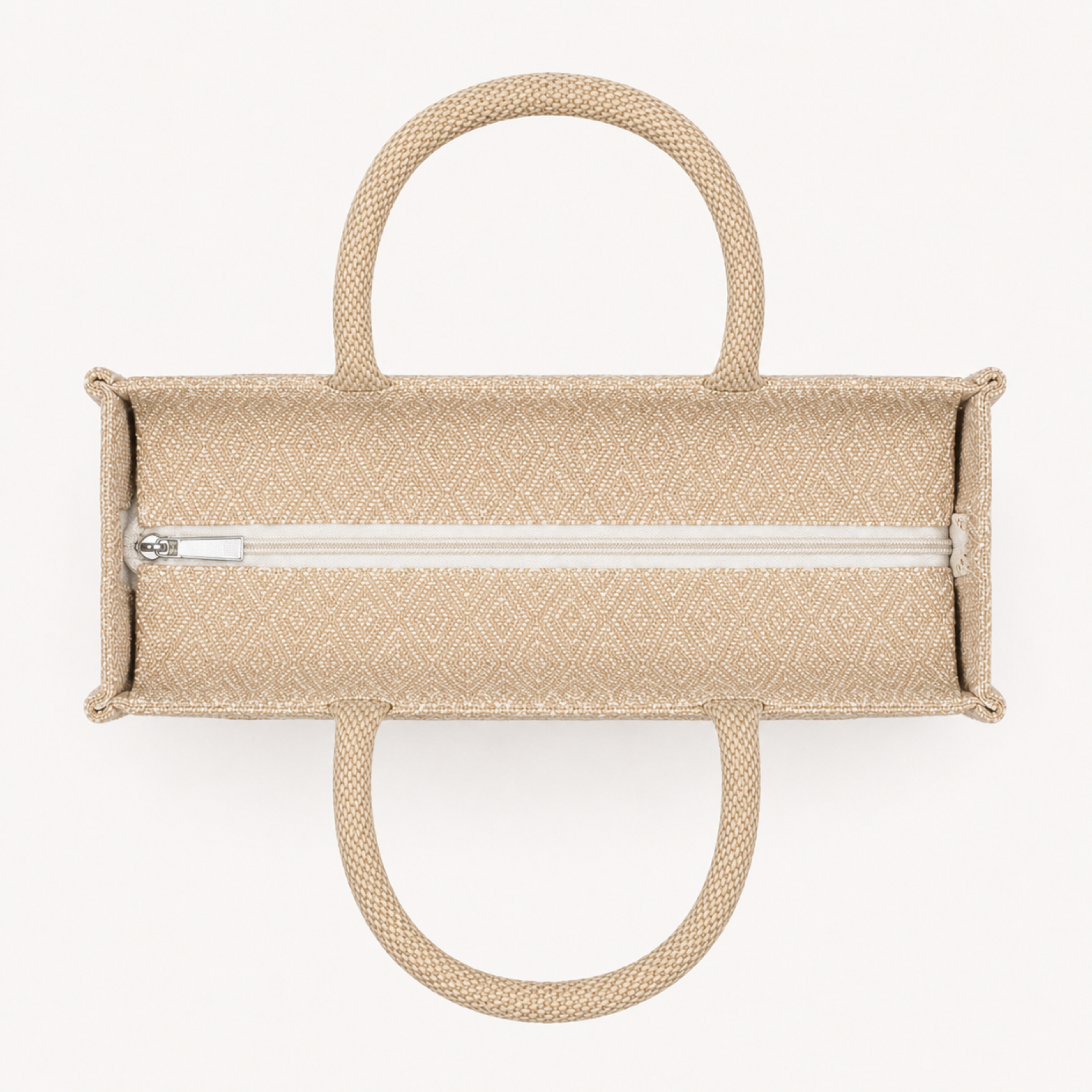 Diamond Hamper Bag with Canvas Pocket