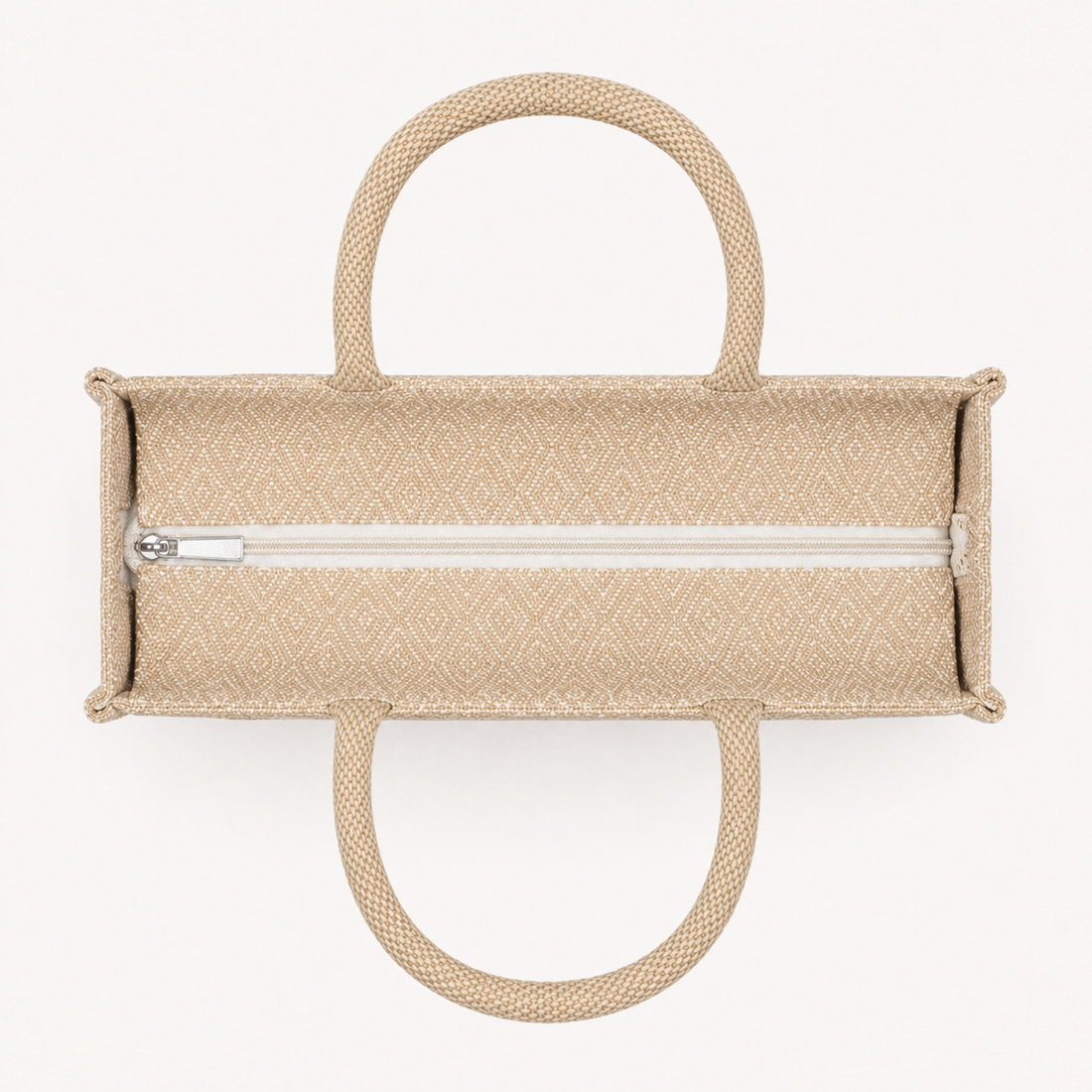 Diamond Hamper Bag with Canvas Pocket