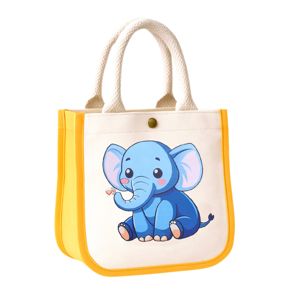 Elephant Kids Tote Bag