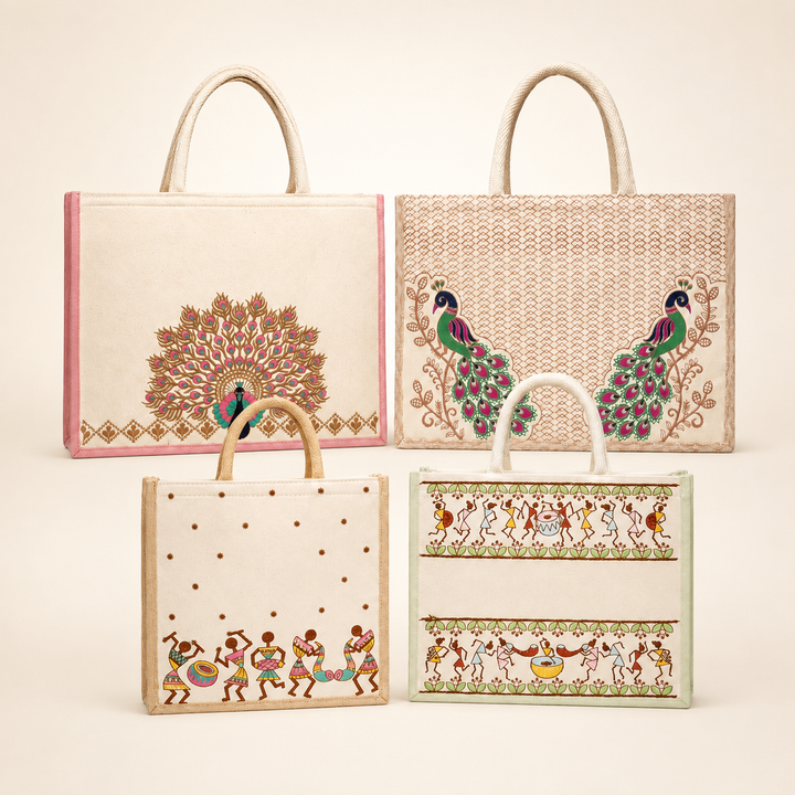 Embroidered Hamper Bag Sample Kit – 4 Designs & Sizes