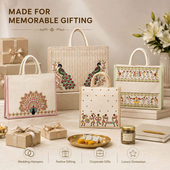 Embroidered Hamper Bag Sample Kit – 4 Designs & Sizes
