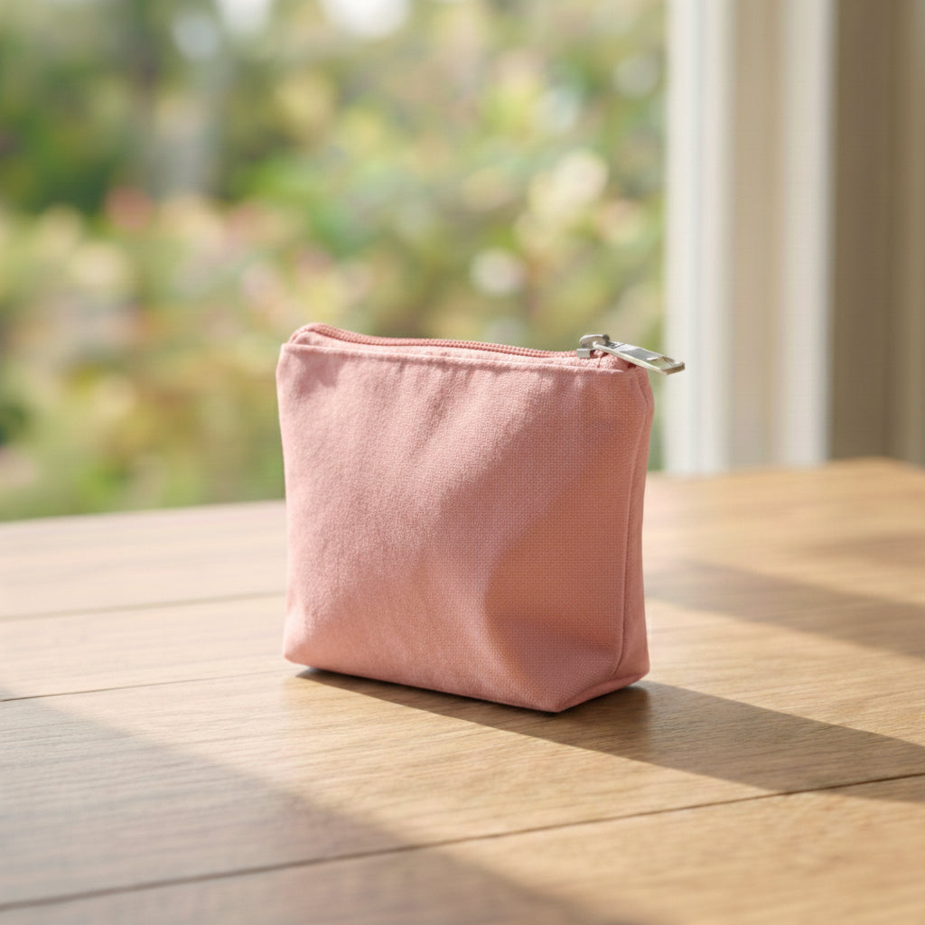 Mini Cotton Zipper Pouch