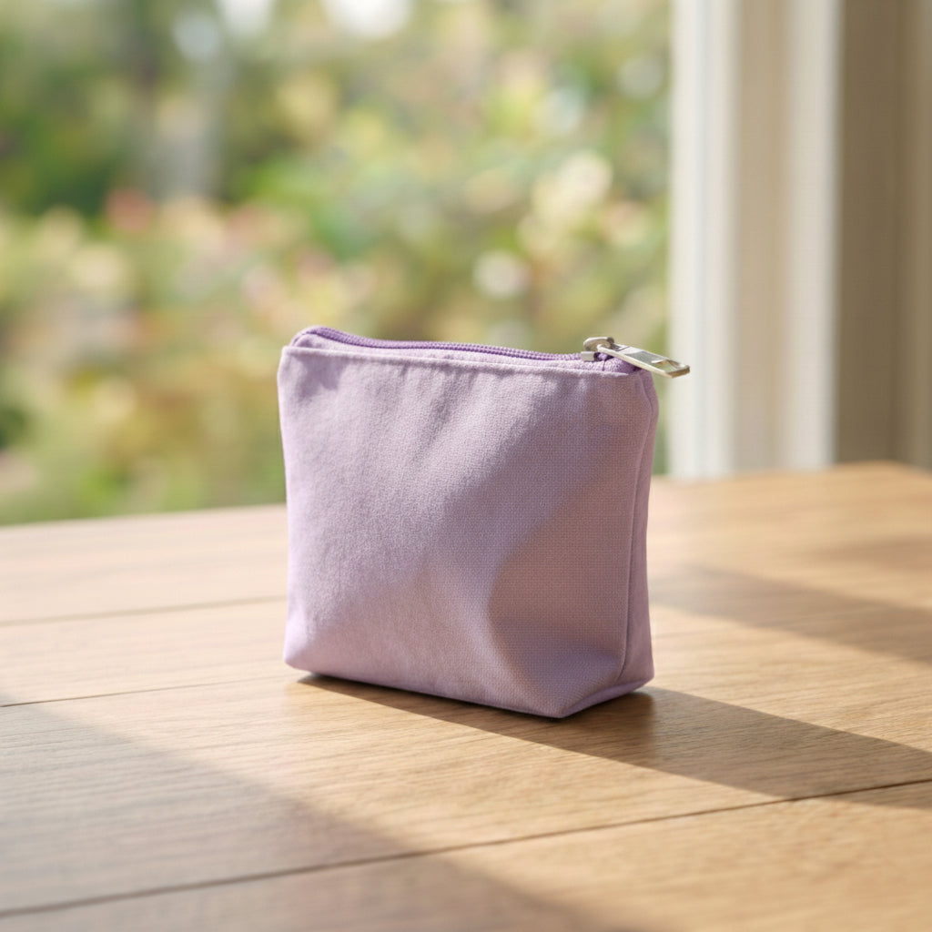 Mini Cotton Zipper Pouch
