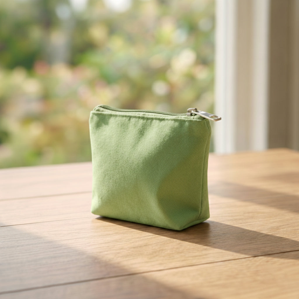Mini Cotton Zipper Pouch