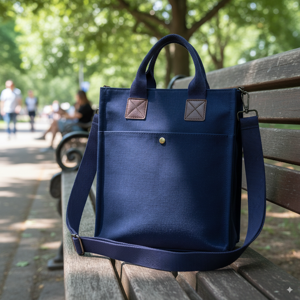Office Bag for Men and Women - Navy Blue