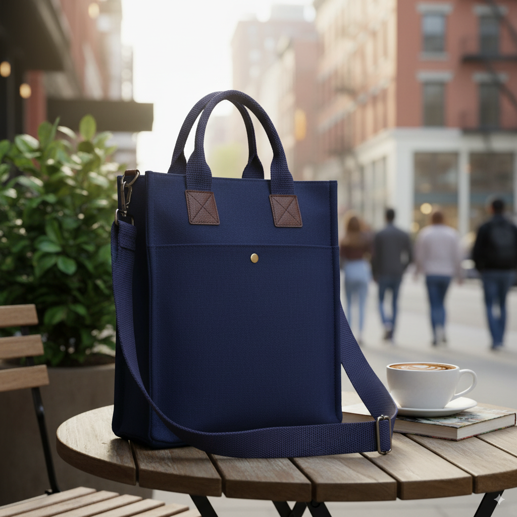 Office Bag for Men and Women - Navy Blue