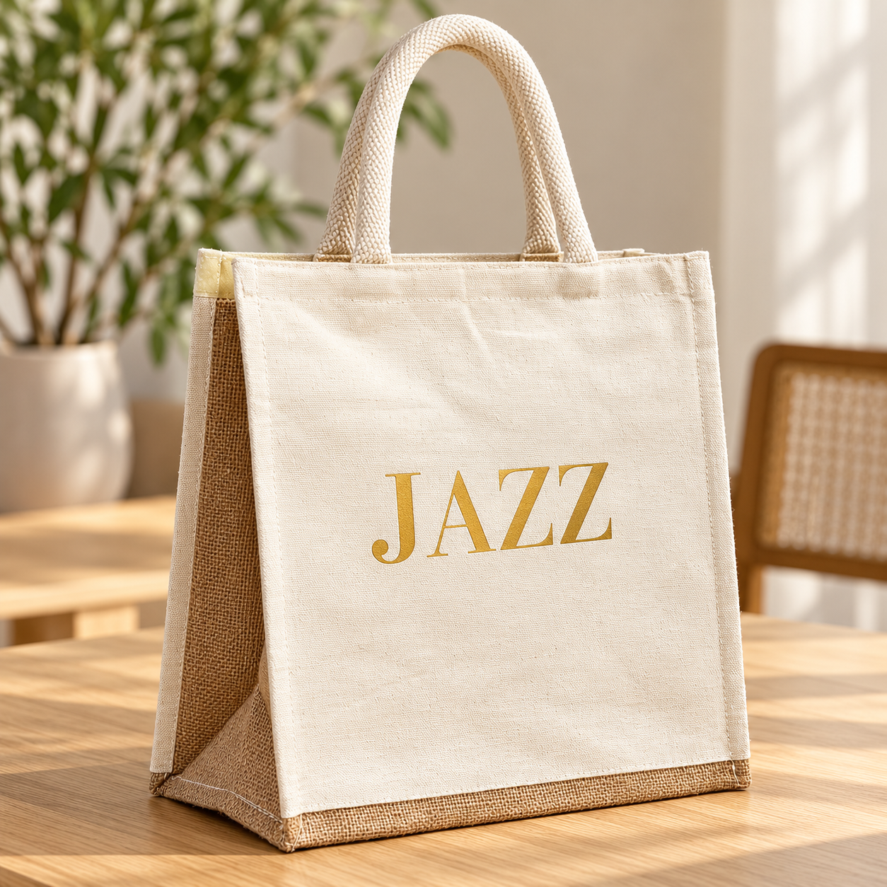 12x13.5x6.5 Natural Insulated Canvas Cooler Bag | 310 GSM