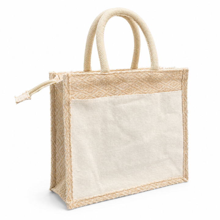 Kaju Katli Hamper Bag with Double-Sided Pockets