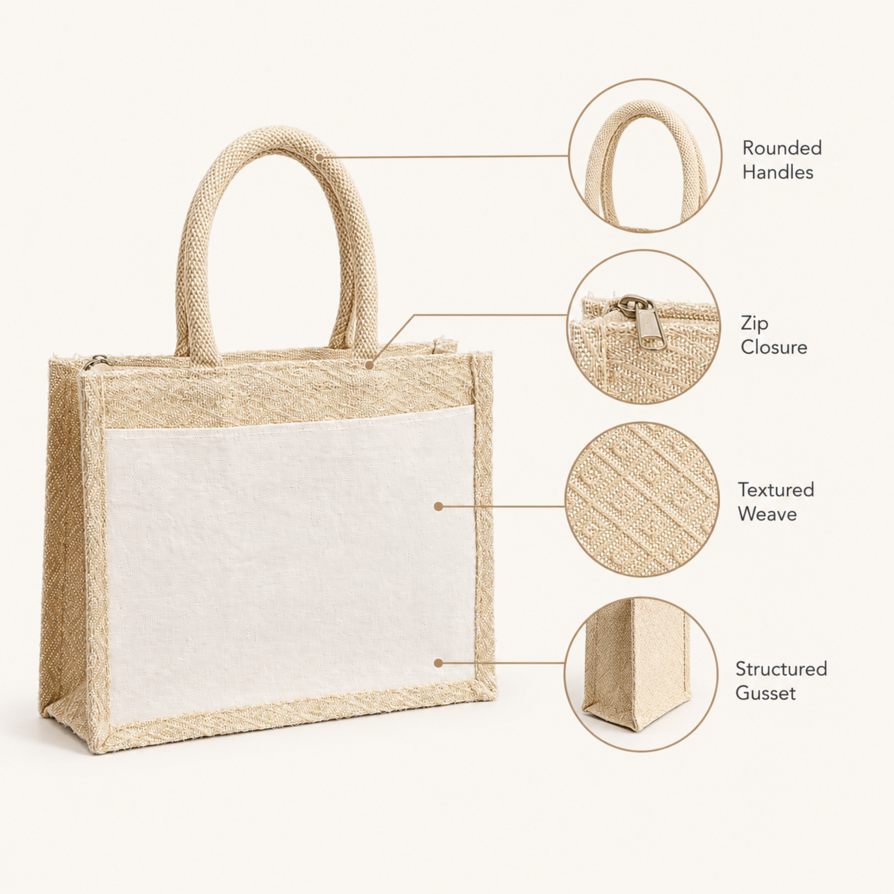 Kaju Katli Hamper Bag with Front Pocket