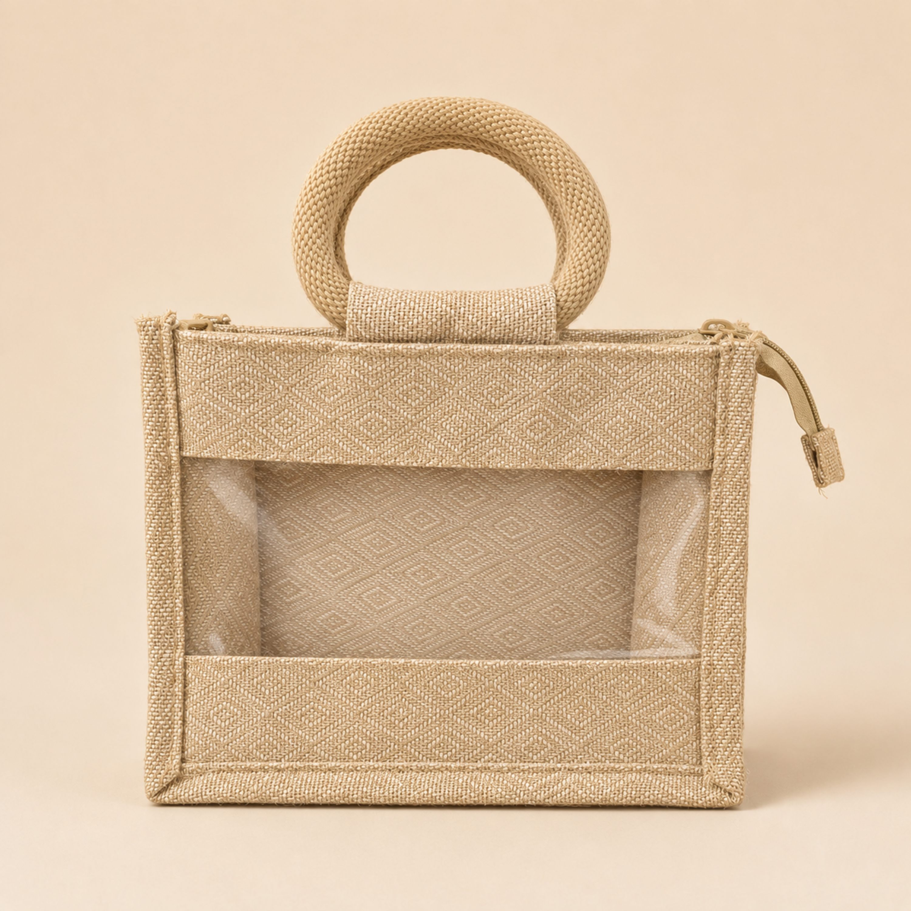 Kajukatli Jute Bag with Window