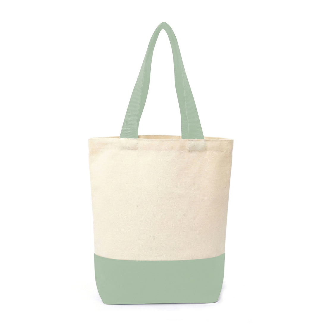 Green & Beige Tote Bag | 330 GSM