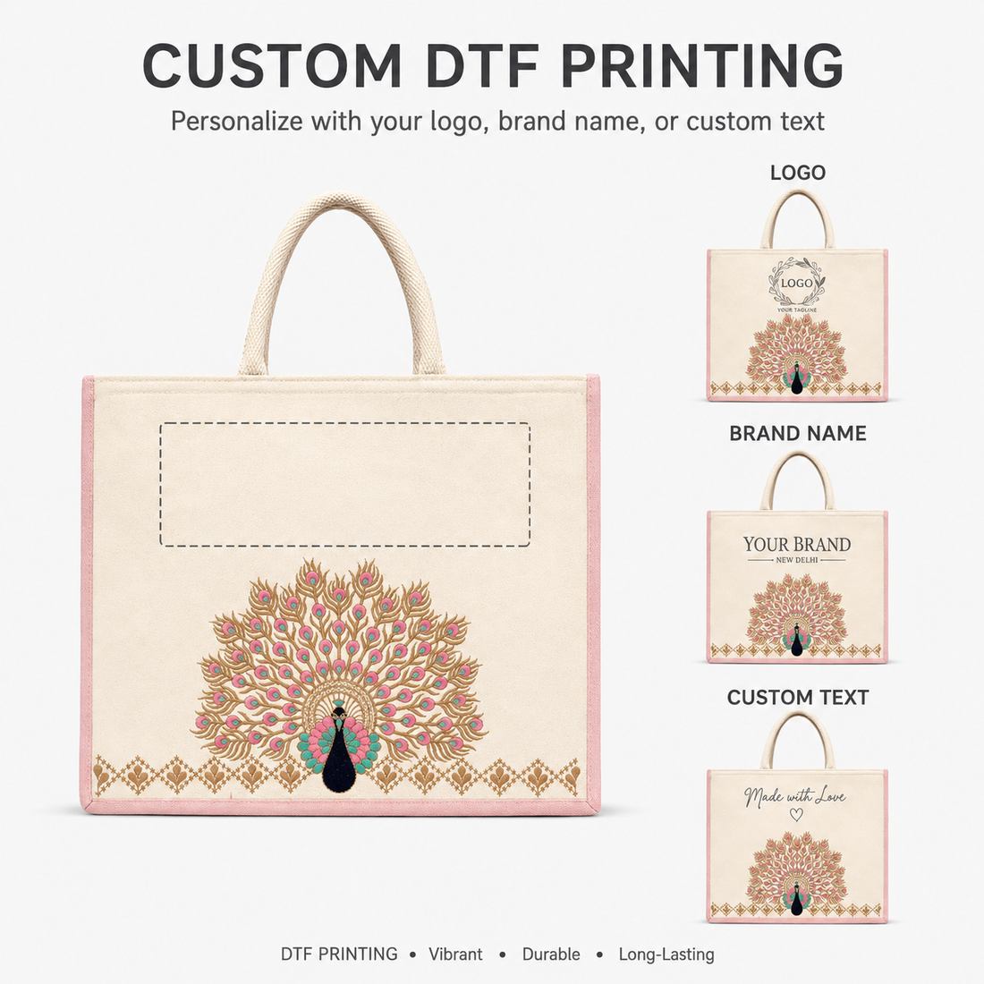Mayura Embroidered Hamper Bag